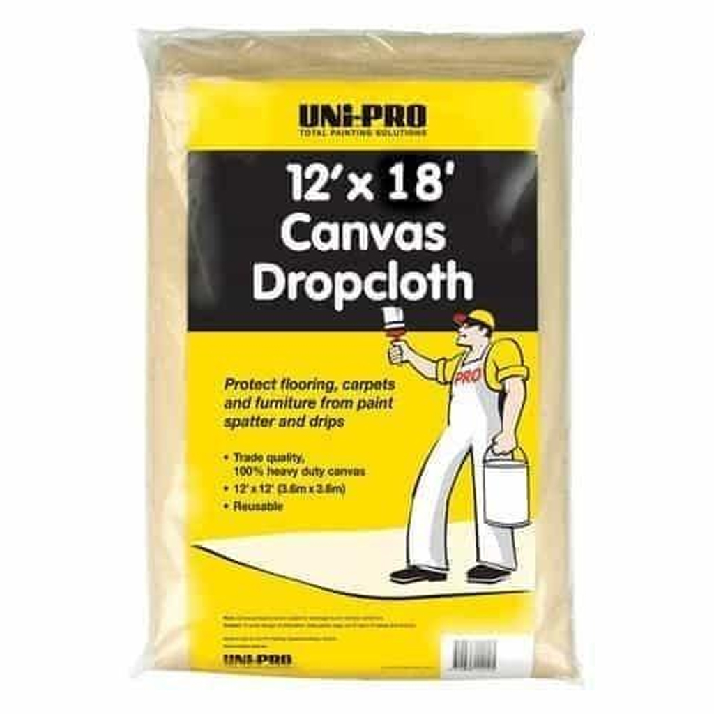 Drop Sheets Canvas Drop Cloth 18 x 12