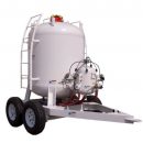 Blast Pots and cabinets Torsion Suspension Yard Trailer, (weight: 705 kgs.)