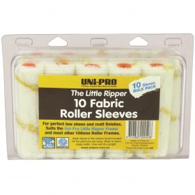 Hand tools and Prep 100mm Fabric Roller cover 10Pk